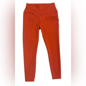 🧡ALO Yoga Women's Vibrant Orange Leggings - Size Medium